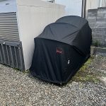 カバー付バイク駐車場