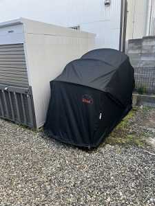 カバー付バイク駐車場